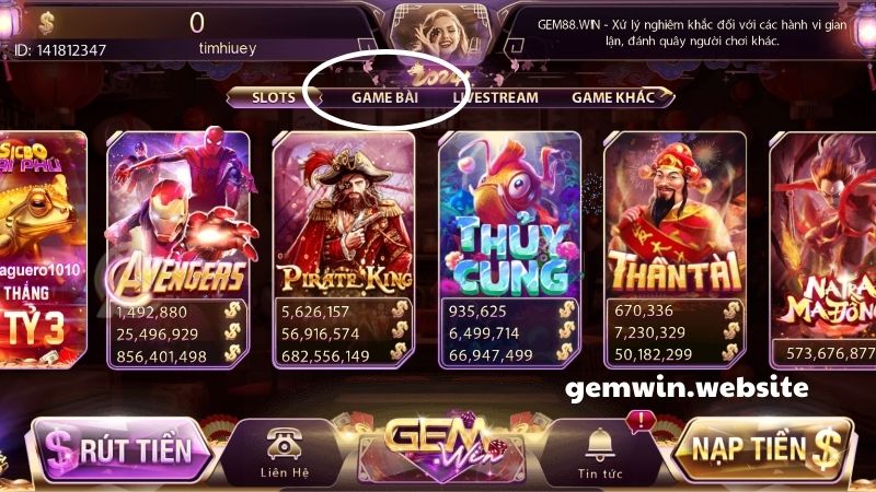 vào chơi game bài sâm lốc